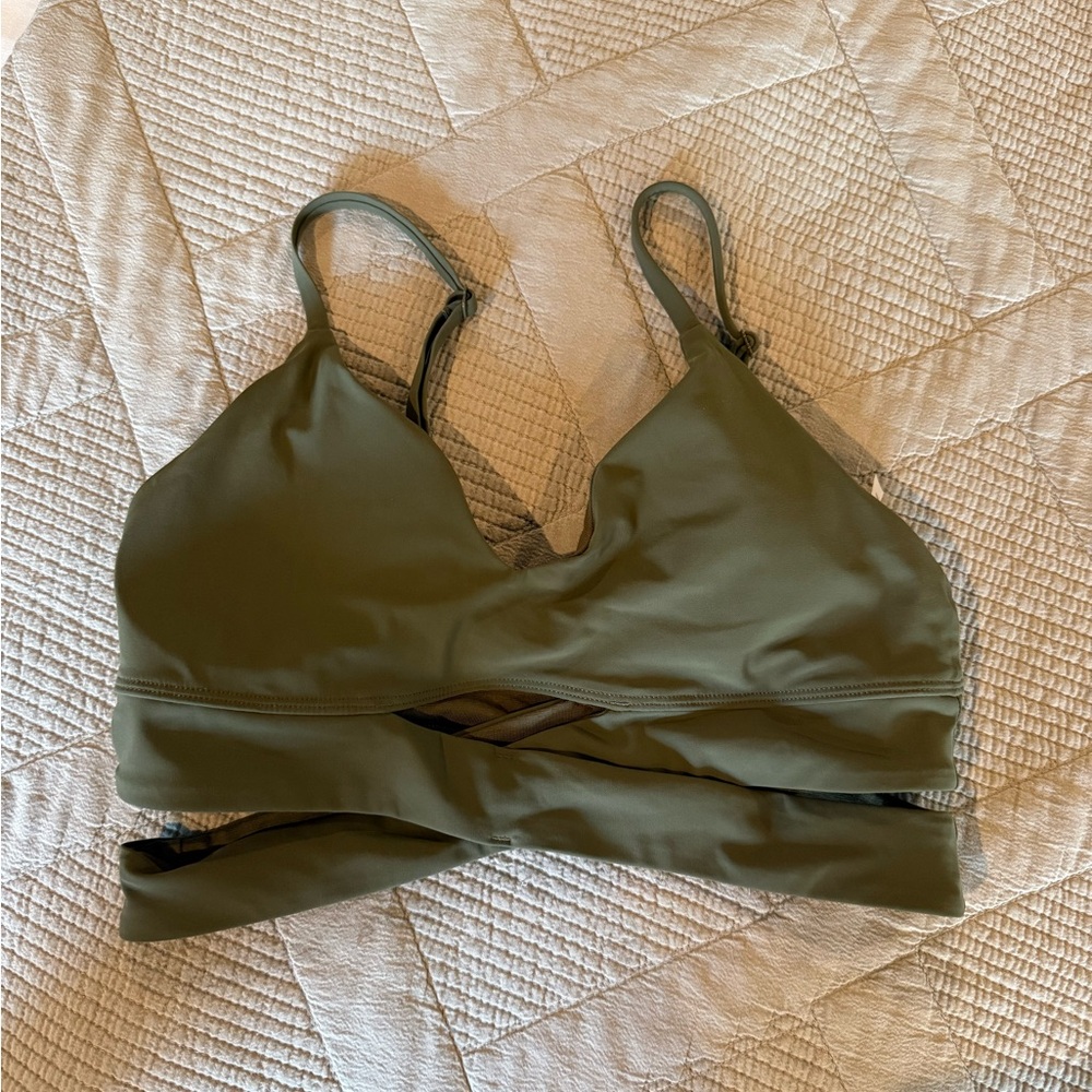 Lululemon olive green bra